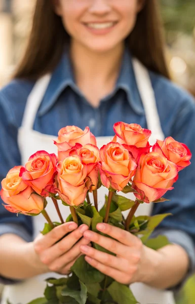 Blomsterhandler – stockfoto