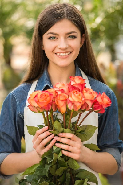 Blomsterhandlare — Stockfoto