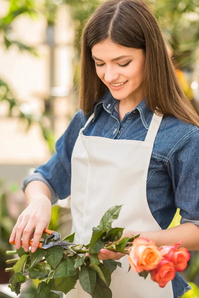 Blomsterhandlare — Stockfoto