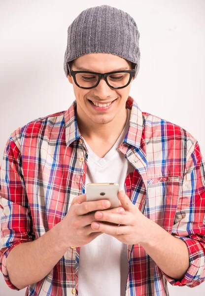 Bonito homem. — Fotografia de Stock