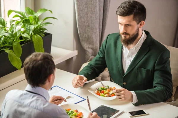 Almoço de negócios — Fotografia de Stock