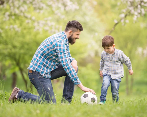 Baba ve oğul — Stok fotoğraf