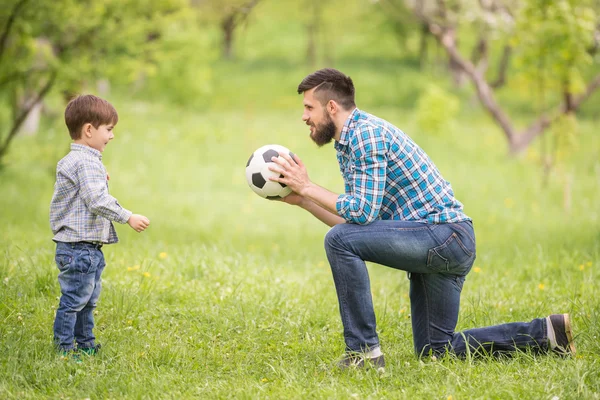 Père et fils — Photo