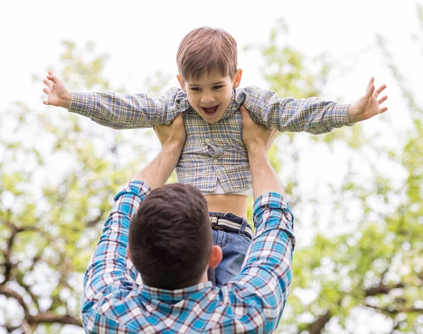 Père et fils — Photo