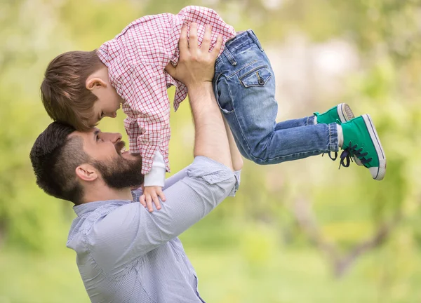 Baba ve oğul — Stok fotoğraf