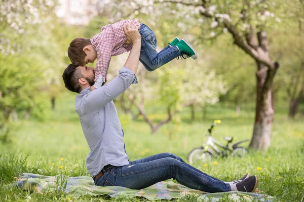 Baba ve oğul — Stok fotoğraf