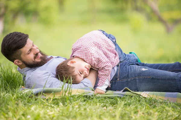 Père et fils — Photo