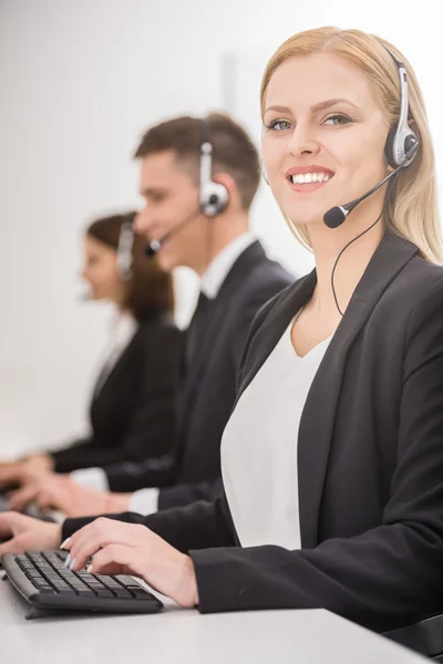 Callcenter — Foto Stock