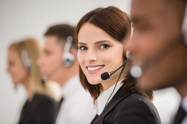 Call center — Stock Photo, Image