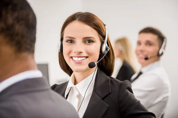 Callcenter — Foto Stock