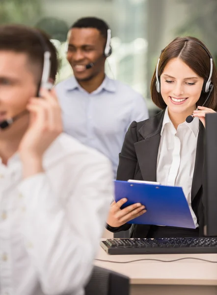 Call center — Stock Photo, Image