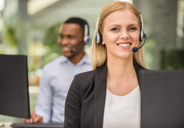 Call center — Stock Photo, Image