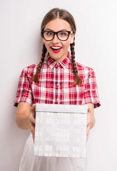 Playful girl — Stock Photo, Image