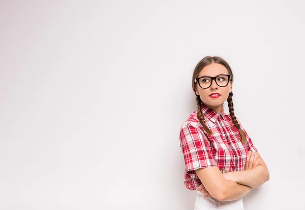 Chica juguetona — Foto de Stock