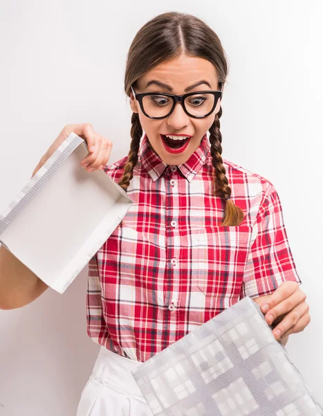 Playful girl — Stock Photo, Image