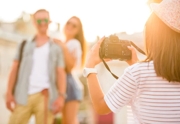 Friends. Outdoor. — Stock Photo, Image