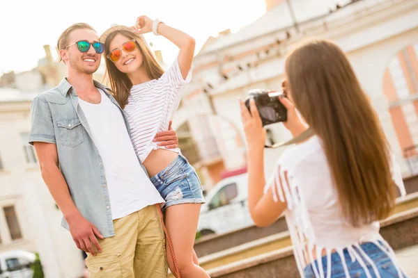 Amigos. Exterior . — Foto de Stock