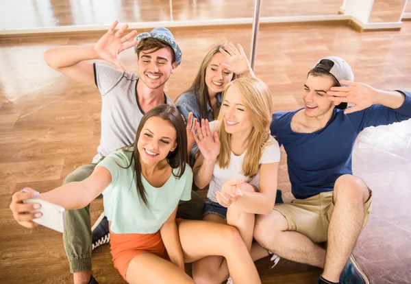 Gente bailando — Foto de Stock