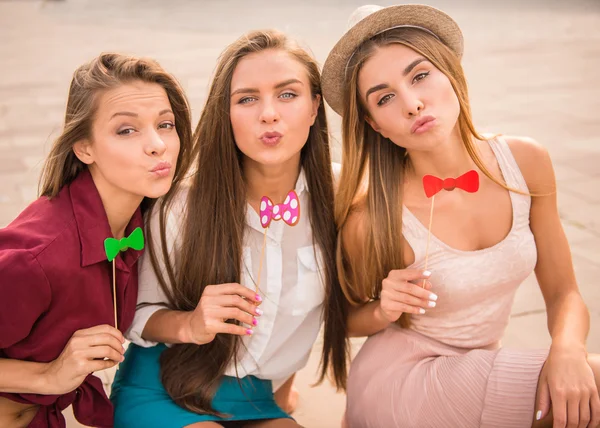 Meninas felizes — Fotografia de Stock