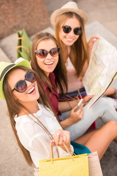 Happy Girls — Stock Photo, Image