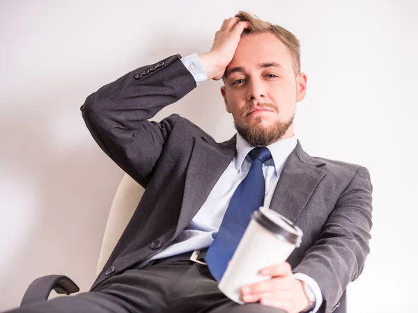 Retrato de un joven empresario —  Fotos de Stock