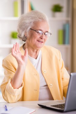 Yaşlı bir kadının portresi