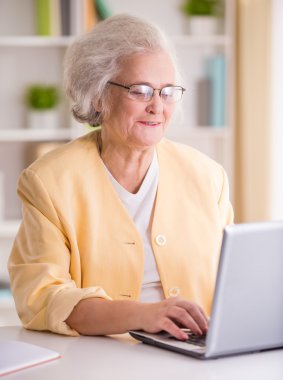 Yaşlı bir kadının portresi