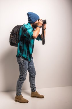 Fotoğrafçı iş başında