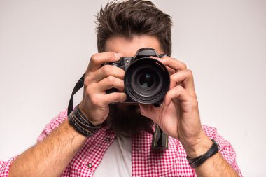 Fotoğrafçı iş başında