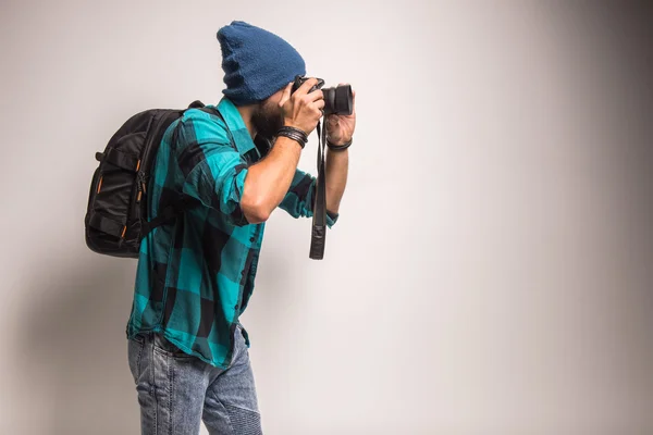 Fotógrafo a trabalhar — Fotografia de Stock