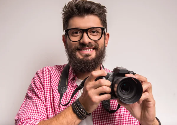 Fotografo al lavoro — Foto Stock