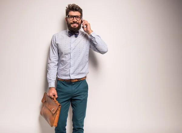 Businessman with beard — Stock Photo, Image