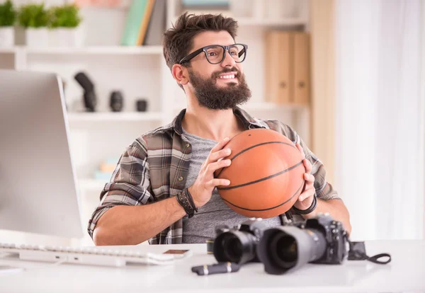 Fotografo al lavoro — Foto Stock