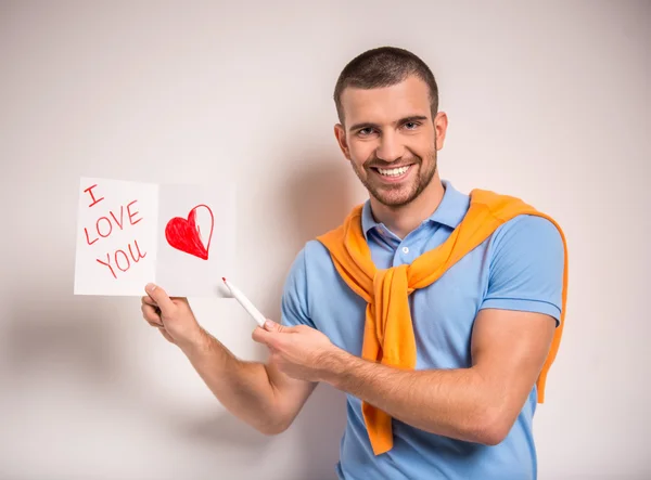 Liebe junge Menschen — Stockfoto