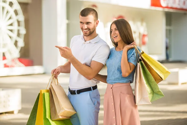 Loving couple on a date — Stock Photo, Image