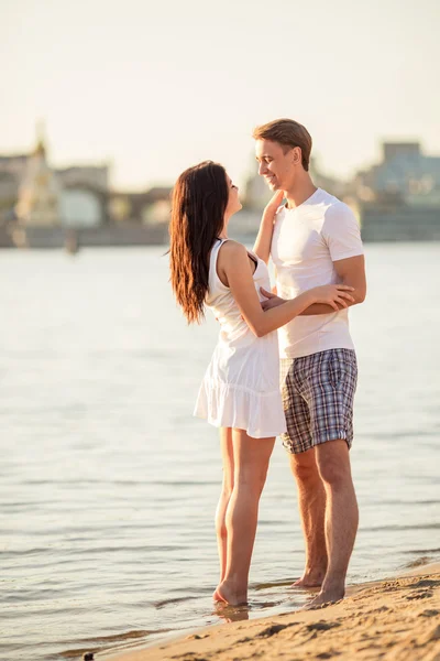 Loving couple on a date — Stock Photo, Image