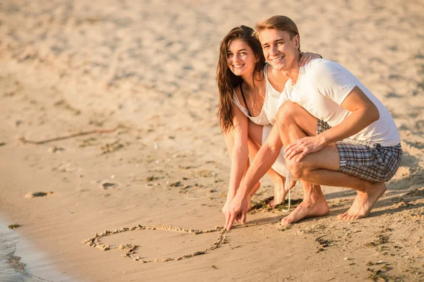 Liebespaar bei einem Date — Stockfoto