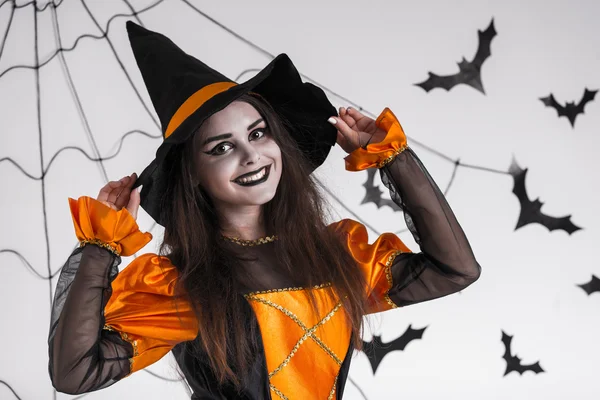 Crianças celebram halloween — Fotografia de Stock