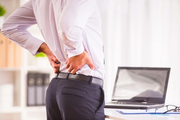 Krankheit im Büro — Stockfoto