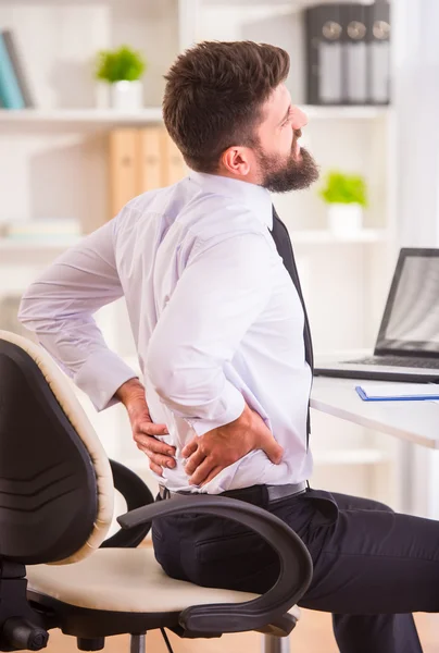 Krankheit im Büro — Stockfoto