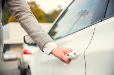 mutlu genç işadamı