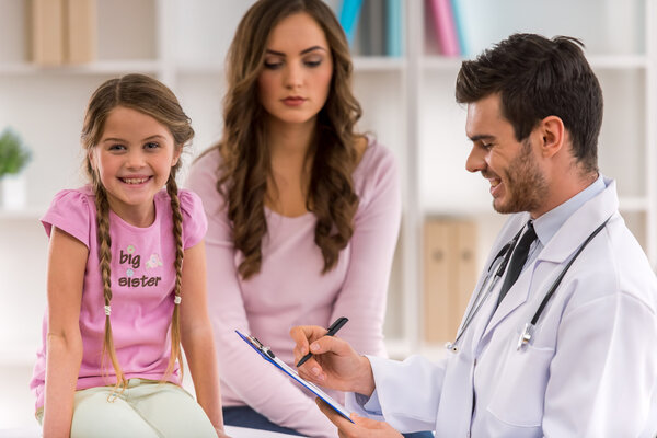 Child and pediatrician