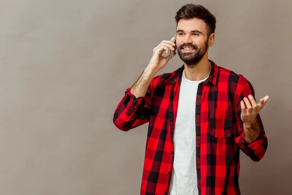 Jonge succesvolle man — Stockfoto