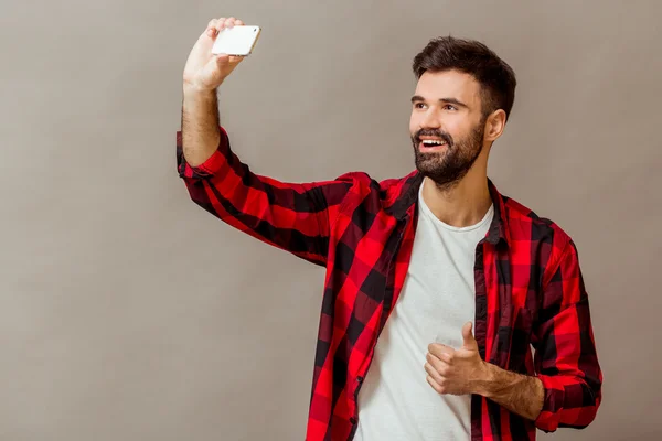 Jonge succesvolle man — Stockfoto