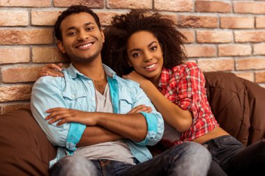 Attractive Afro-American couple