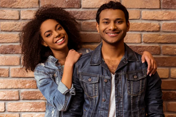 Attractive Afro-American couple — Stok fotoğraf