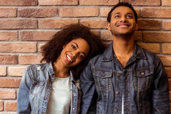 Attractive Afro-American couple — 图库照片