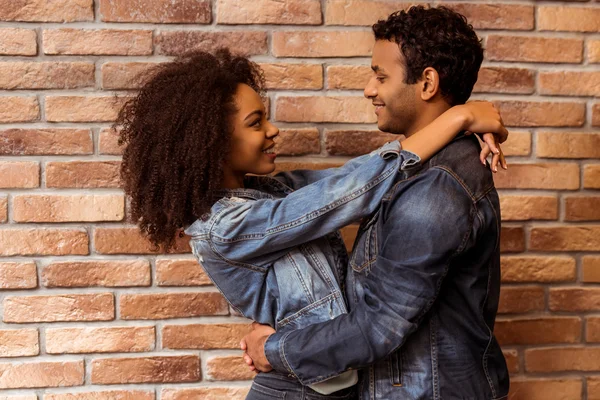 Attractive Afro-American couple — Stok fotoğraf