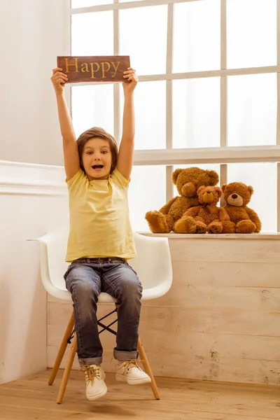 Niño feliz — Foto de Stock