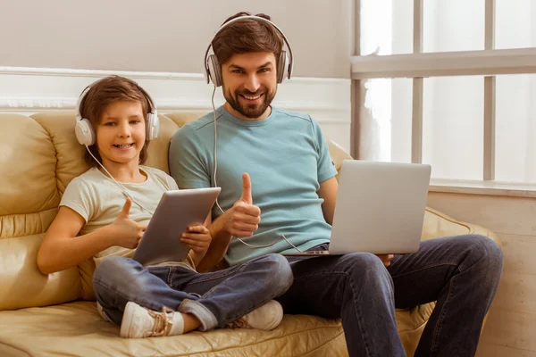 Padre e figlio — Foto Stock